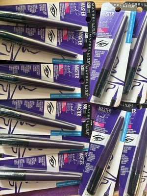 Lot Of 10 Maybelline Master Precise 530 Cosmic Purple Metallic Liquid Eyeliner