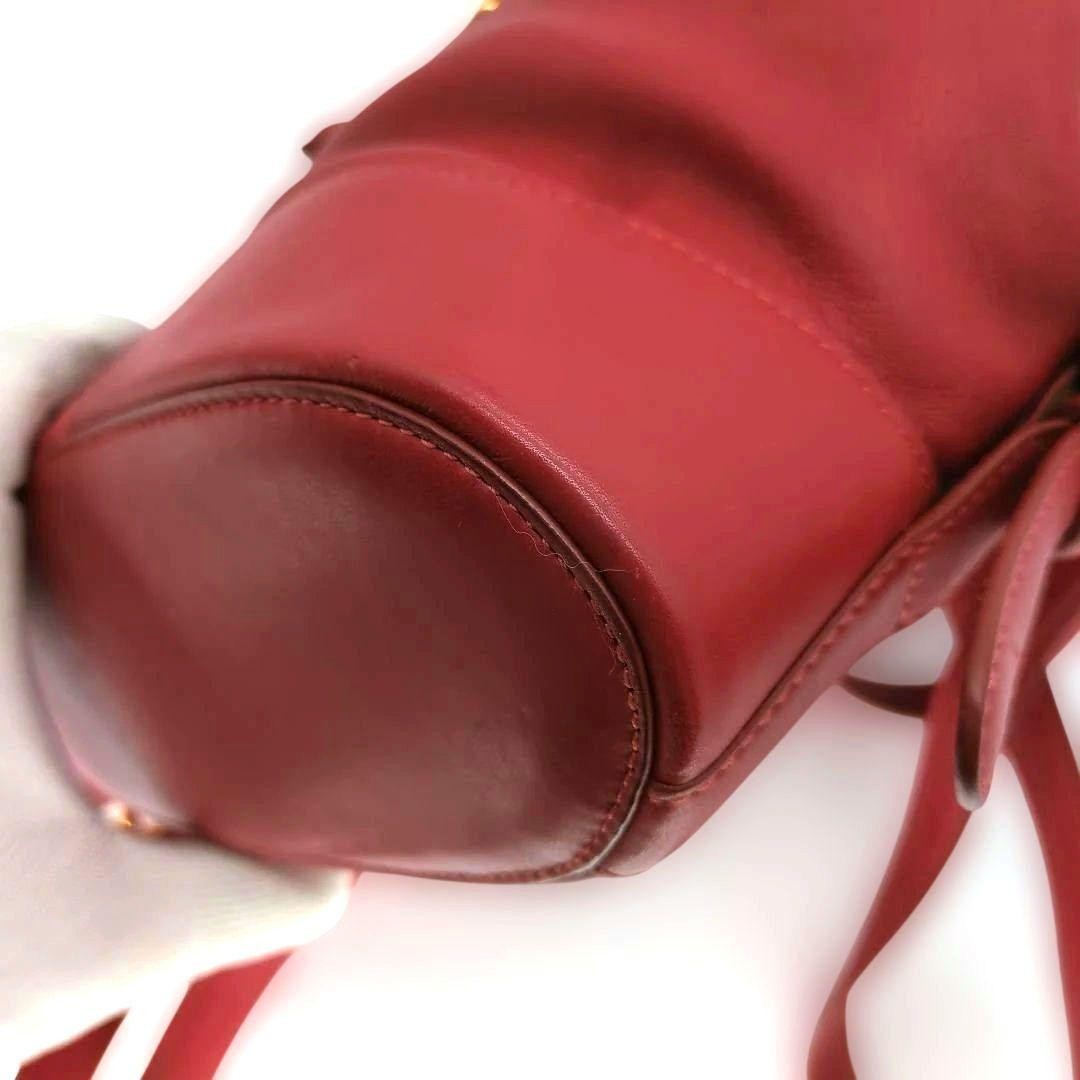 [Good Condition] Loewe Leather Backpack Drawstrin… - image 7