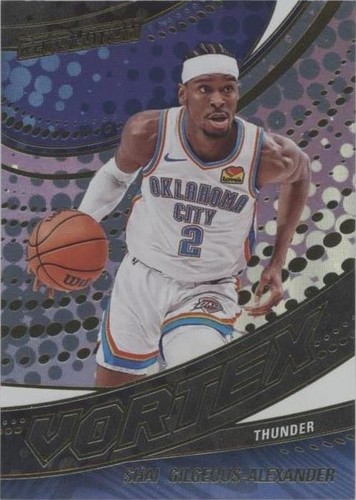 Shai Gilgeous-Alexander 2024-25 Panini Noir Feature Length Sliver 