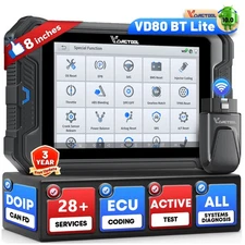 VD80 BT LITE Car Diagnostic Tools All System Bi-directional Car Code Reader FCA 