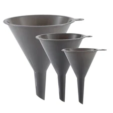 Plastic Kitchen Funnel Set of 3, Round Kitchen Funnels for Filling Bottles, D...