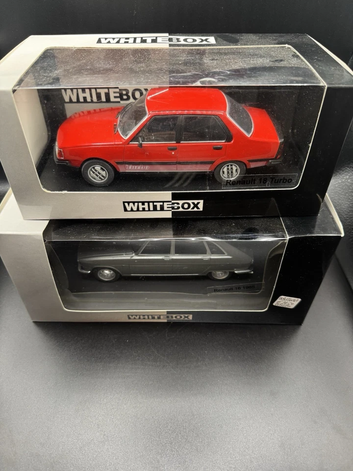 Lotto Renault 18 Turbo e Renault 16  prima serie  Whitebox 1/24 nuove in scatola - Immagine 2 di 4