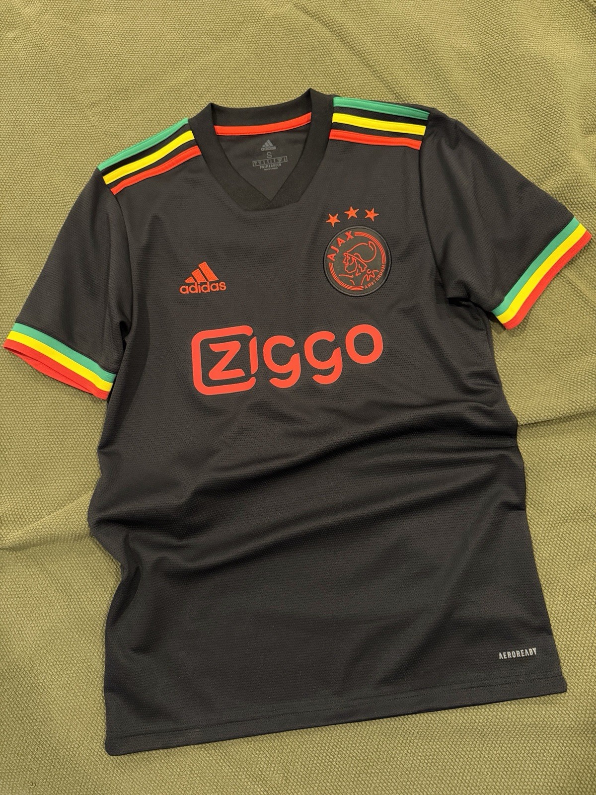 2021-22 Ajax Amsterdam Third Jersey Bob Market Edition Fan Version