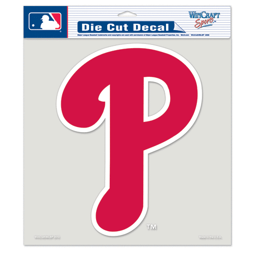 Philadelphia Phillies Car Window Decal 8 Decal Color - Picture 1 of 1