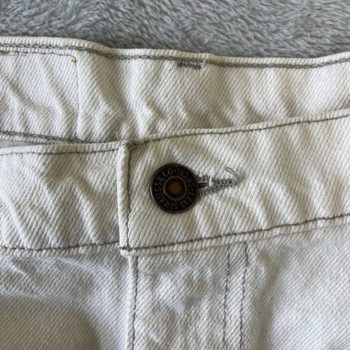 Jeans uomo Levis 550 vintage made in USA denim affusolato bianco maculato taglia W36 L30 - Foto 5 di 15