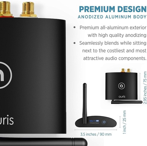 Compact Blume HD Hi-Fi Bluetooth Receiver - Supports aptX HD & LDAC Streaming - Afbeelding 10 van 11