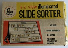 Vintage Logan Magna View Illuminated Slide Sorter Viewer Model 1050 Works