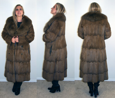rabbit fur coat ebay