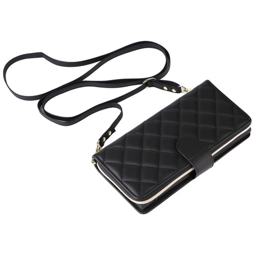 For Samsung S24 S25 Ultra PU Leather Wallet Case w/ Strap Card Slot Flip Zipper - Picture 26 of 51