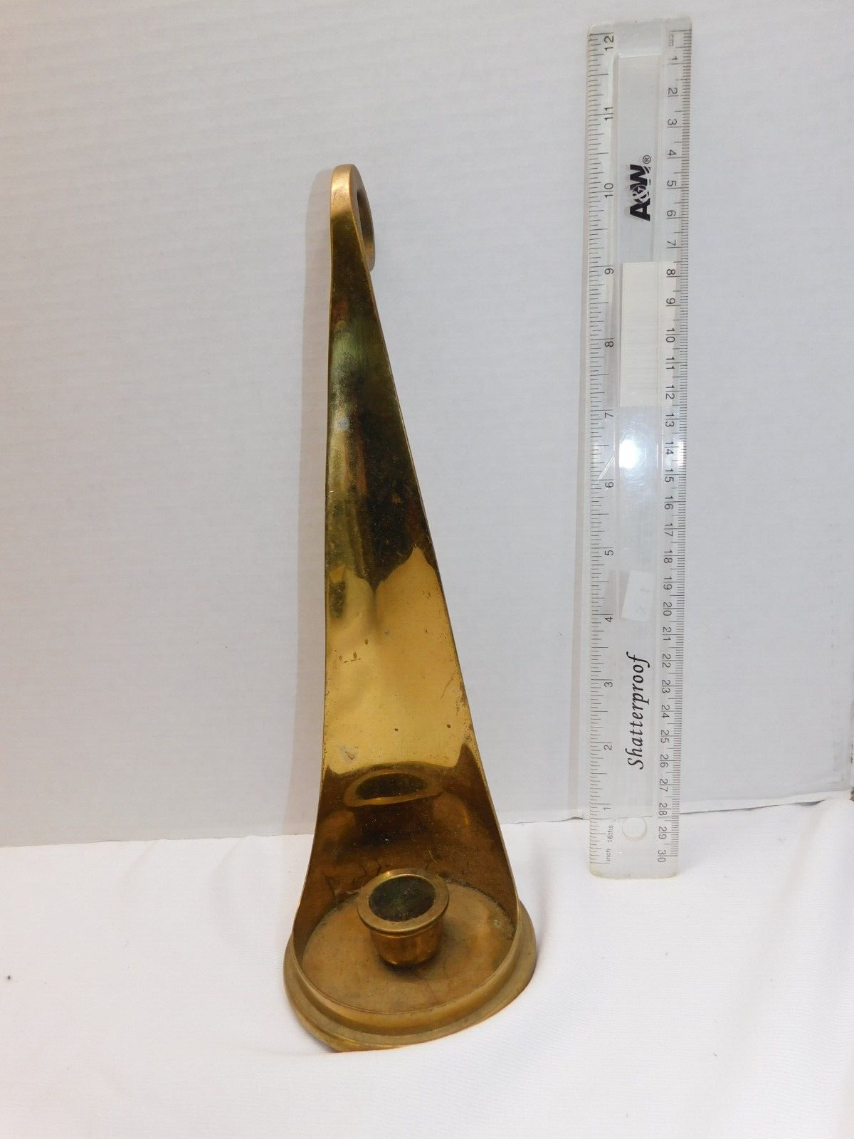 Vintage PartyLite Brass Candle Holder 11 1/4” eBay