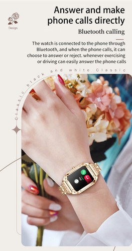 Women's Bluetooth Call Smart Watch Sleeping Monitor Sport Bracelet Smartwatch - 第 6/18 張圖片