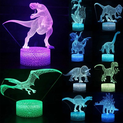 dinosaur wall night light