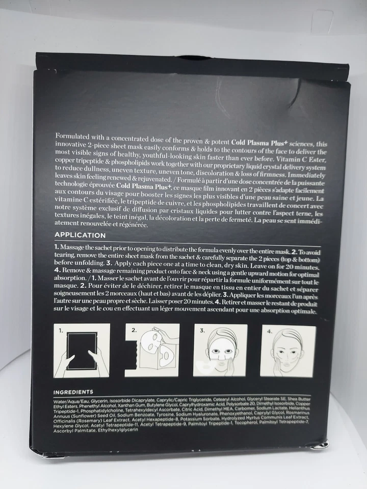 Perricone MD Cold Plasma Plus Concentrated Treatment Sheet Masks - Box of 6 - Image 2 of 2