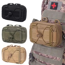 Tactical Molle Horizontal Admin Pouch Multi-Purpose Utility EDC Tool Pouch Bag
