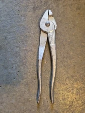 Vintage Kraeuter & Co US Military 8" Fence Pliers WW1 rare Newark, New Jersey
