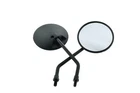 Pair Rearview Mirrors S50 KR51 S51 S53 SR50 for Simson, 100 mm Black Rearview Mirror.