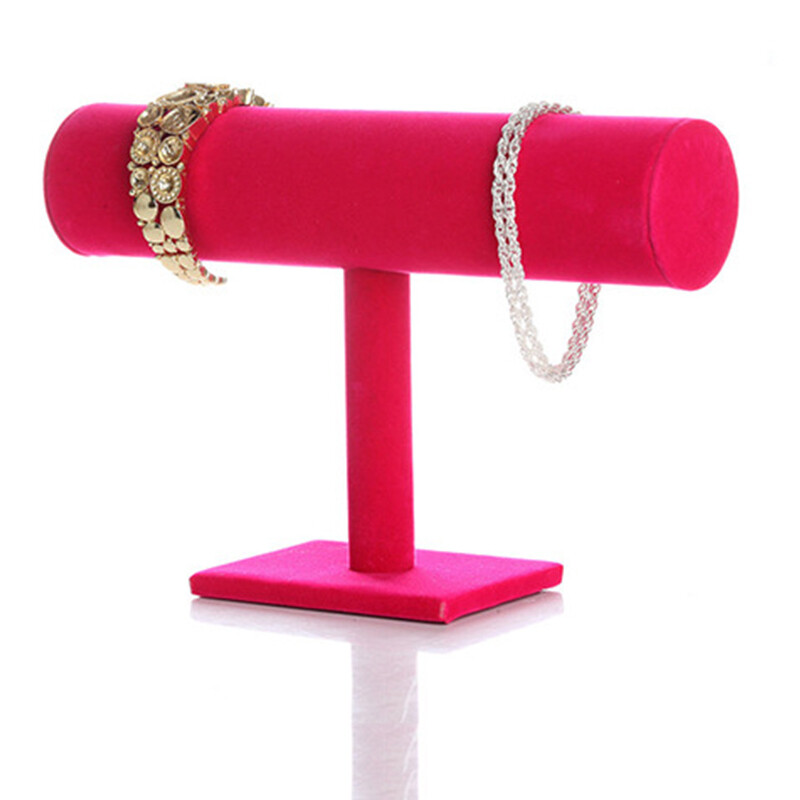 Velvet Holder For Bracelet Bangle Watch Necklace Jewel Display Rock