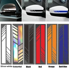 2Pcs DIY Car Auto Car Body Sticker Side Decal Stripe Decals SUV Vinyl Graphic