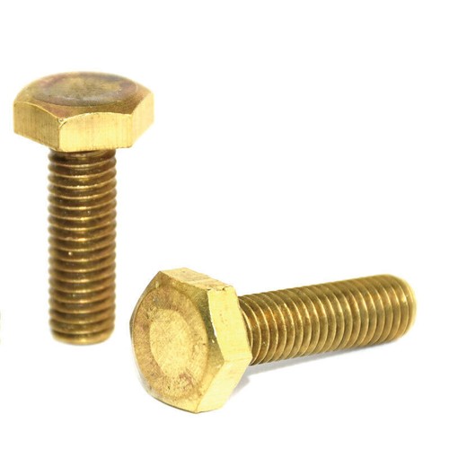 M8 M10 M12 Brass Hex Screw Copper Alloy Hex Bolts Fastener Service Various Sizes - Picture 5 of 6
