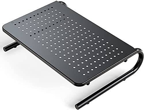 Monitor Stand Riser, Monitor Riser, Laptop Stand for Desk, Laptop Riser, Black-image