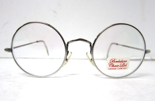 Berkshire Chase Savile Row Classic Round Eyeglass Frame 44-20 110 ALGHA England - Picture 9 of 17