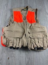 Cabelas Vest Canvas Hunting Fishing Men's Size Large canvas bird vest