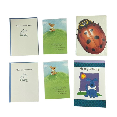 Greeting Card Lot No. 2 w/ 22 Animal Themed Dogs Birds Birthday Love - Picture 6 of 7