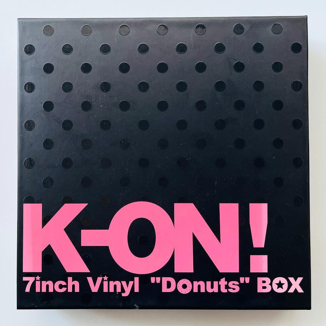 K-ON 7inch Vinyl Donuts BOX Analog Record Set Limited K-ON 7inch Vinyl Donuts BOX Analog Record Set Limited