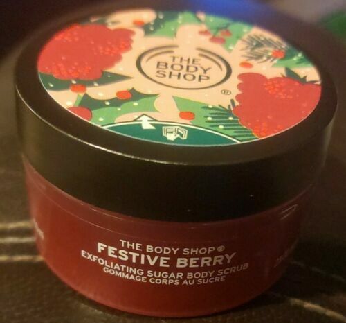 THE BODY SHOP FESTLICHE BEERE SONDEREDITION PEELING ZUCKER KÖRPERPEELING 2,11 oz - Bild 1 von 1