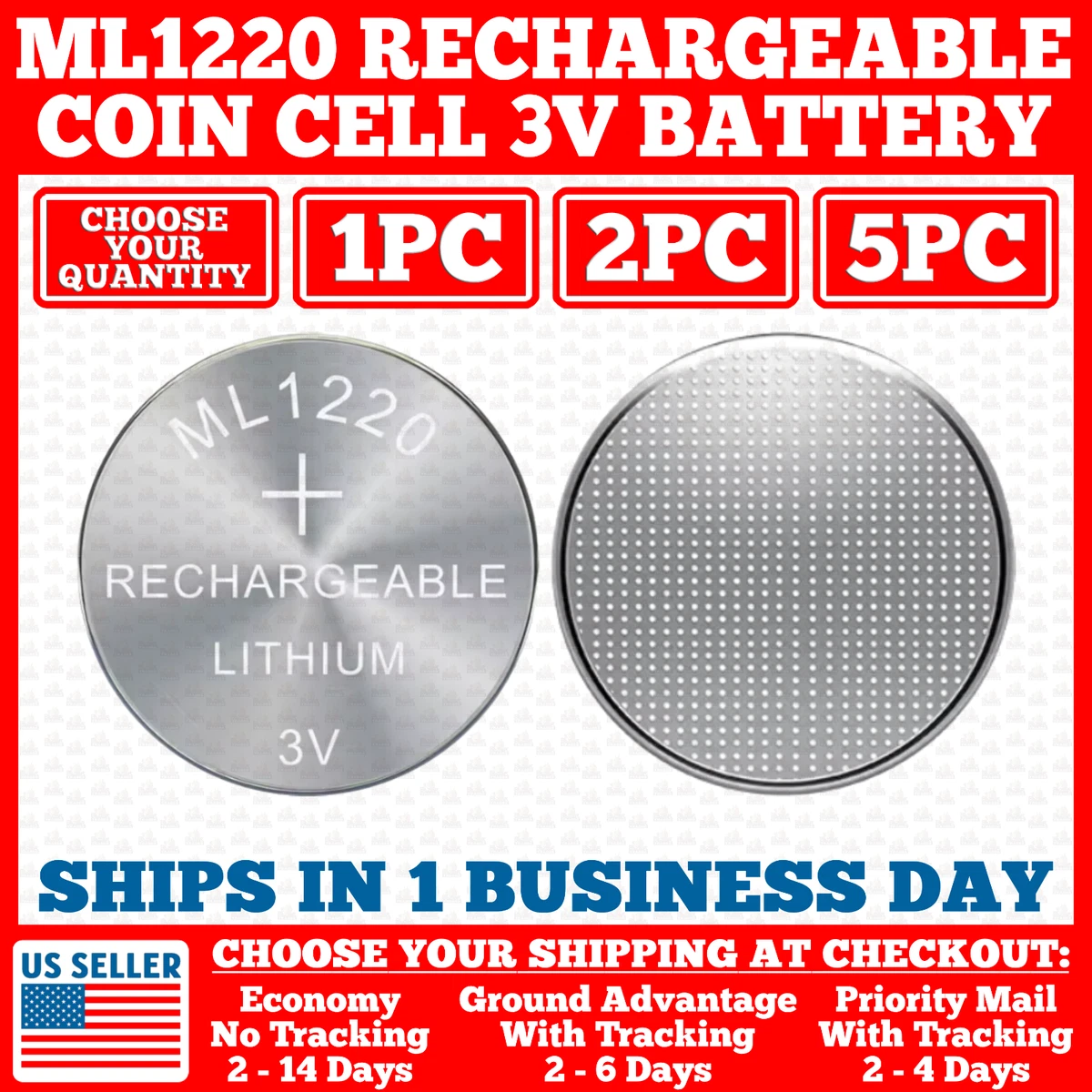 Небрендированные аккумуляторные батареи/кнопки для монет - огромный выбор  по лучшим ценам | eBay