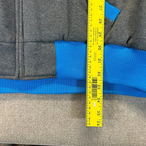Carolina Panthers wendbare Hoodie-Jacke Herren 4XL schwarz durchgehender Reißverschluss G-III EUC - Bild 14 von 18