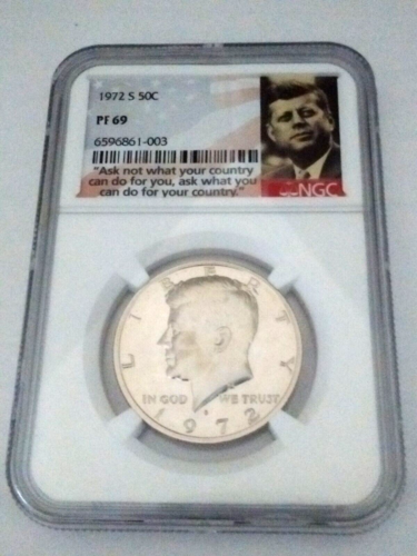 NGC 1972 S Kennedy Half Dollar PF69 Special Label High Grade #63*