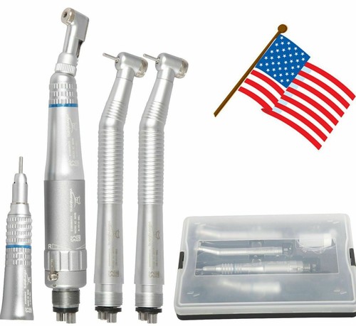 NSK Style Dental Low Contra angle motor & High Speed Handpiece Kit 4 Hole SEASKY
