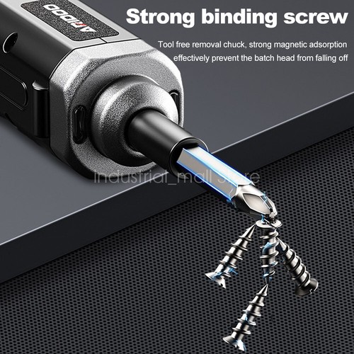 Portable Electric Screwdriver Set Mini Compact USB Rechargeable Screw Driver USA - Picture 3 of 16
