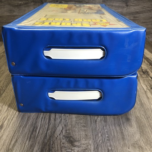 2 Empty Vintage All Star Sports Locker Trading Card Case By Tara Toy Holds 1400 - Picture 9 of 14