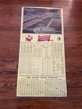 VINTAGE OLD GERMAN BEER  1966 Calendar (TIGERS stadium DETROIT tigers) Very Rare