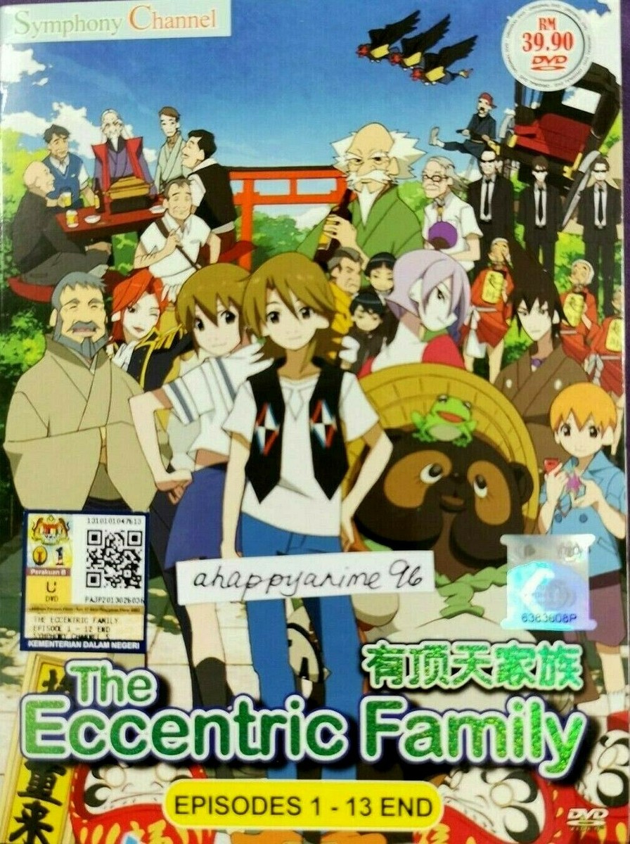 DVD The Eccentric Family 1-13 End Uchōten Kazoku English