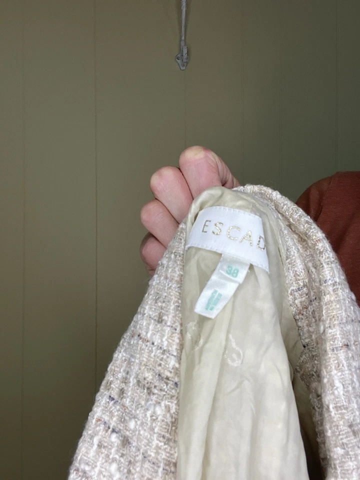 ESCADA流苏粗花呢西装夹克 — 第 3/4 张图片