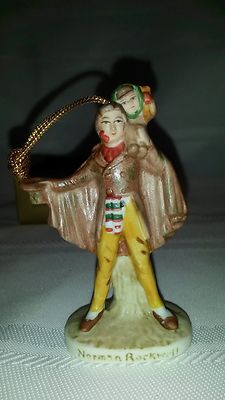 1974 1979 FROM THE GIFT WORLD OF GORHAM TINY TIM BY ROCKWELL ORNAMENT ORIG BOX