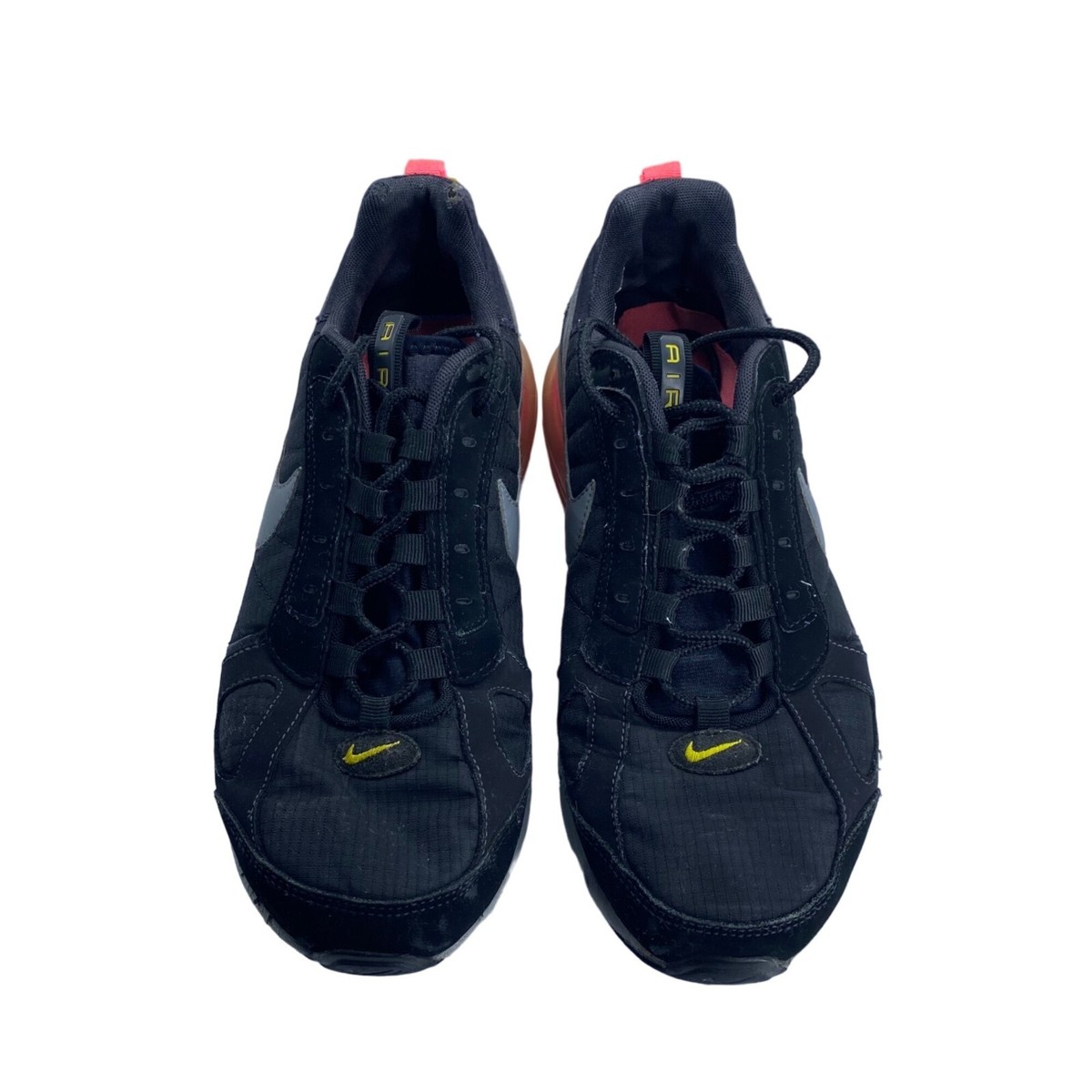 Nike Air Max 270 Futura Black Red Running Shoes Sneakers‎ Men Size 10 Nike Air Max 270 Black Anthracite Solar Red White AH8050-002  main image 4
