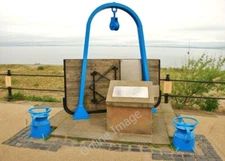 Photo 6x4 Fleetwood: Fishermen Tribute Equipment from a trawler left here c2010