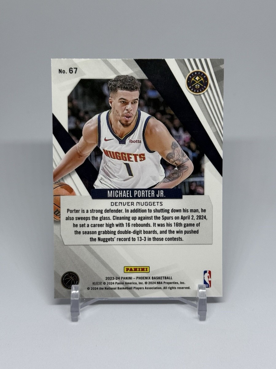 2023-2024 Phoenix Basketball Michael Porter Jr. Red Ice No 67