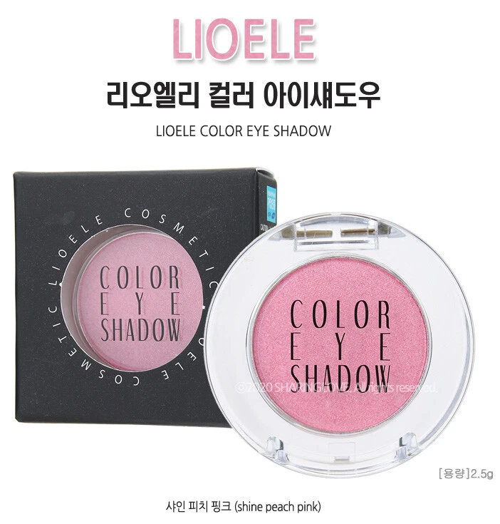 Lioele Color Eye Shadow 2.5g #Shine Peach Pink  Lovely Eye Shadow Korea Cosmetic - Image 2 of 2