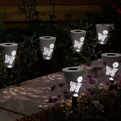 Solar Butterfly Colour Changing LED Outdoor Garden Stake Lights Patio Outdoor - Picture 22 of 24
