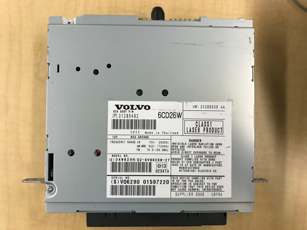 CD ※とく 08-09 Volvo XC90 single disc CD changer 31285482 31285538 | eBay