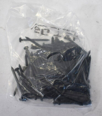 SG TZH 100 Piece Pan Head Fast Self Tapping Drywall Screws Black Oxide #8x1-3/4''