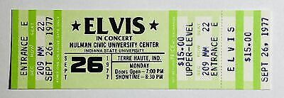 Elvis Presley Concert Ticket 1977 Mint Unused Set of Four 9/26/77 9/28/77 RARE - Picture 7 of 10