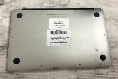 Apple MacBook Air 11-Inch Mid 2011 i5 1.6GHz 4GB RAM 60GB Apple MacBook Air 11-Inch Mid 2011 i5 1.6GHz 4GB RAM 60GB