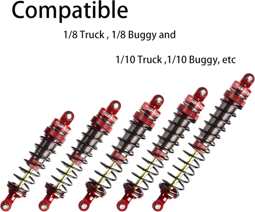 130mm 1/8 RC Oil Shock Big Bore Damper for Redcat Senton HSP Buggy Upgrade - Picture 4 of 4