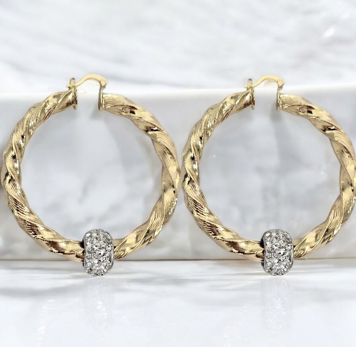 9ct twist hoops 9ct twist hoops